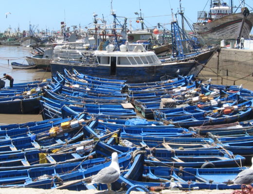 Barques à Essaouira