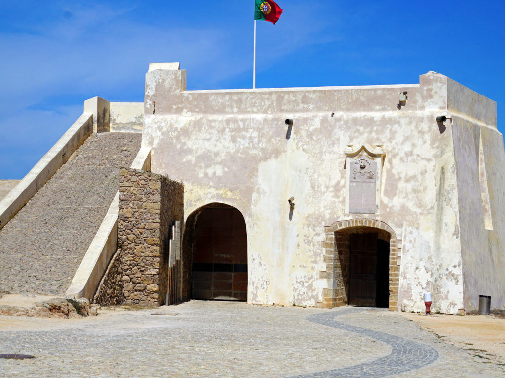 Fort de Sagrès en Algarve au sud du Portugal