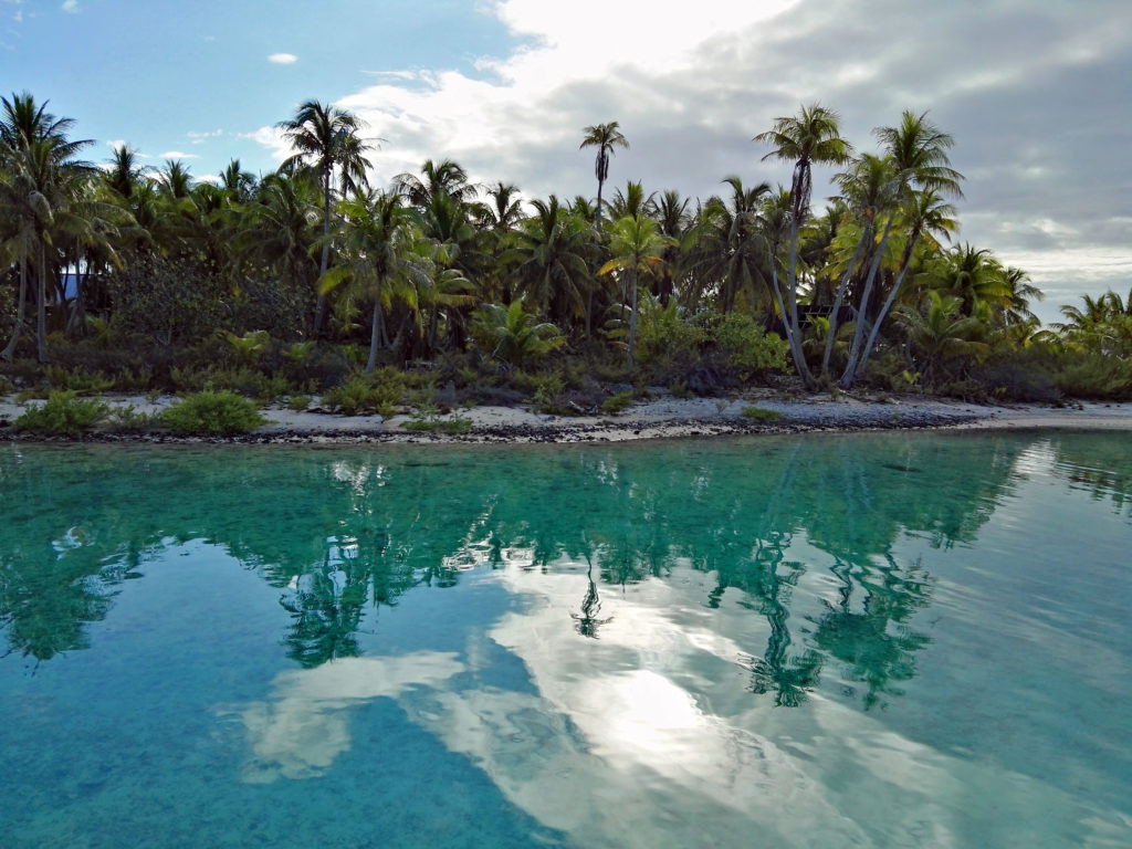 Motu privé du Royal Tikehau sur l'atoll de Tikehau archipel des Tuamotu Polynésie Française
