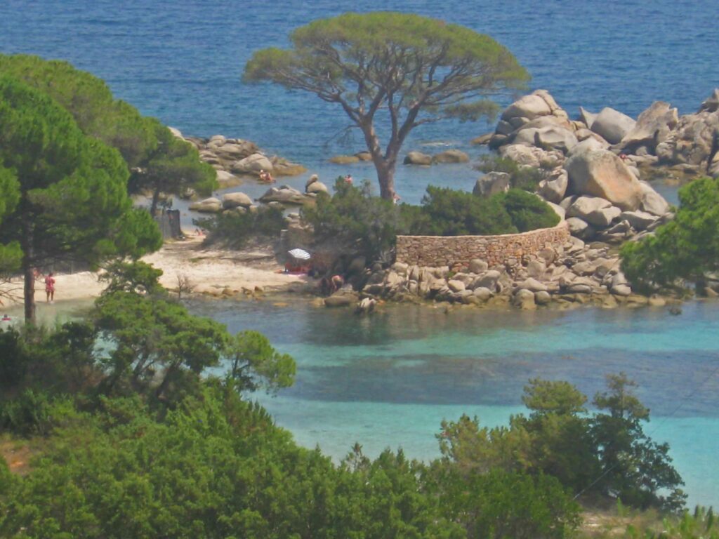 Autotour en Corse Plage de Tamaricciu à Porto-Vecchio