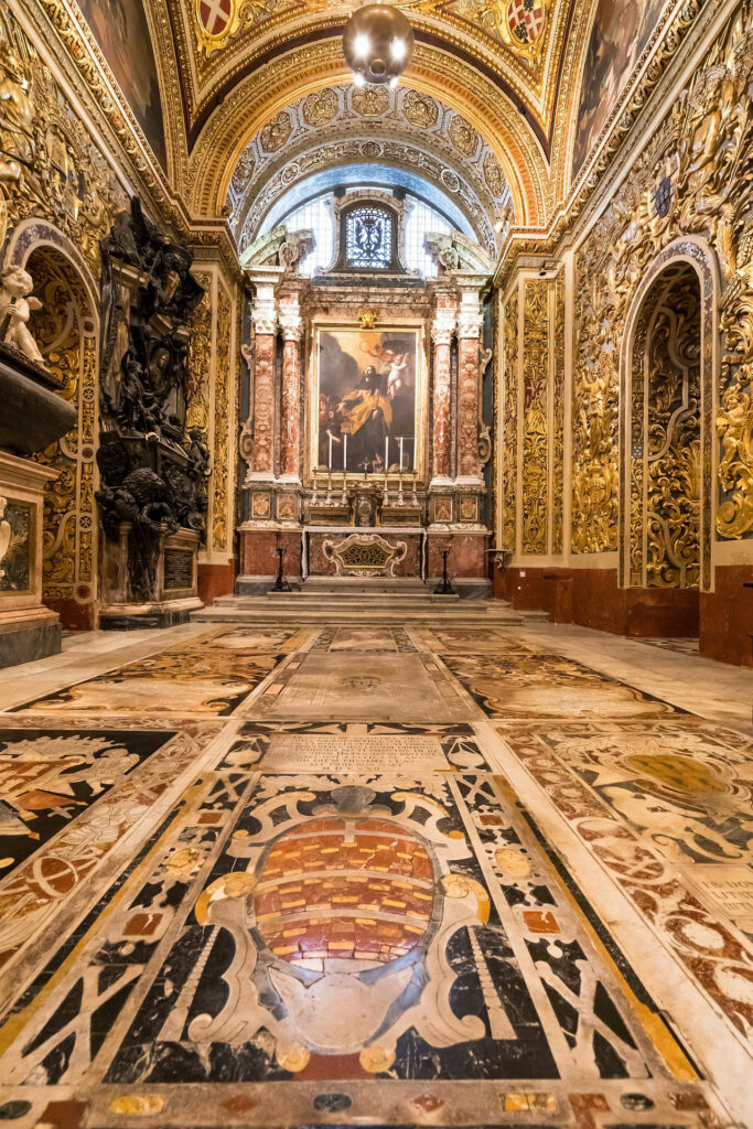 Cours séjour à Malte & Gozo Intérieur co-cathédrale Saint-Jean à la Valette