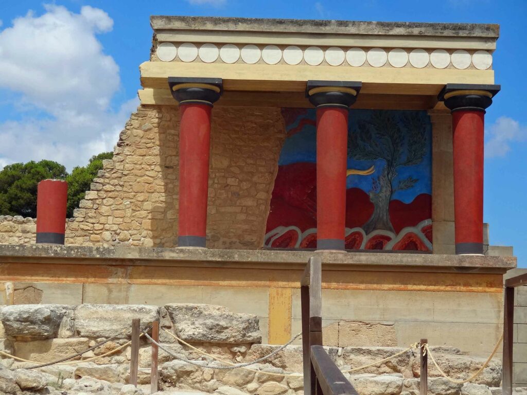 Que faire en Crète en une semaine Fresque au taureau site minoen de Knossos