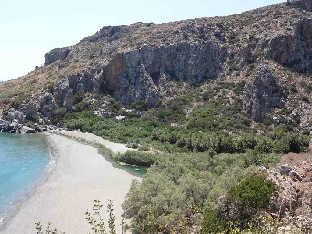 Que faire en Crète en une semaine Escalier de Preveli