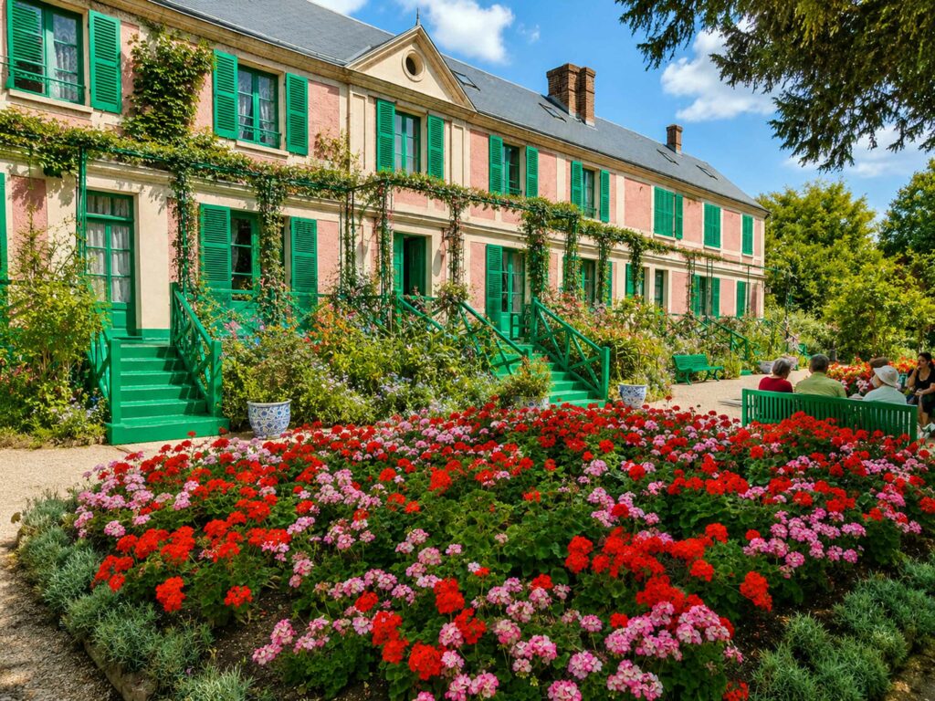 Découverte des Jardins de Claude Monet : maison de Claude Monet