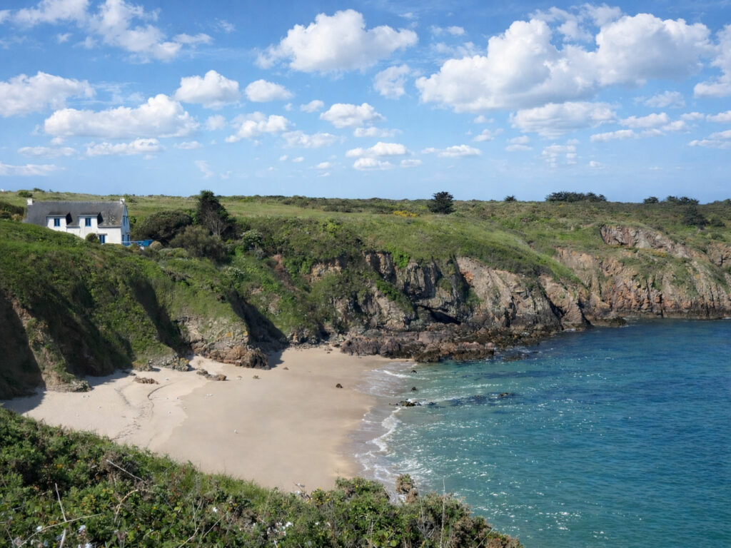 Que voir et faire à Houat : 
Beg er Gorlay côte est de Houat