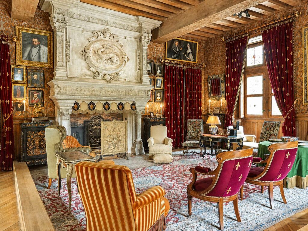Visiter le château d'Azay-le-Rideau : Salon Biencourt