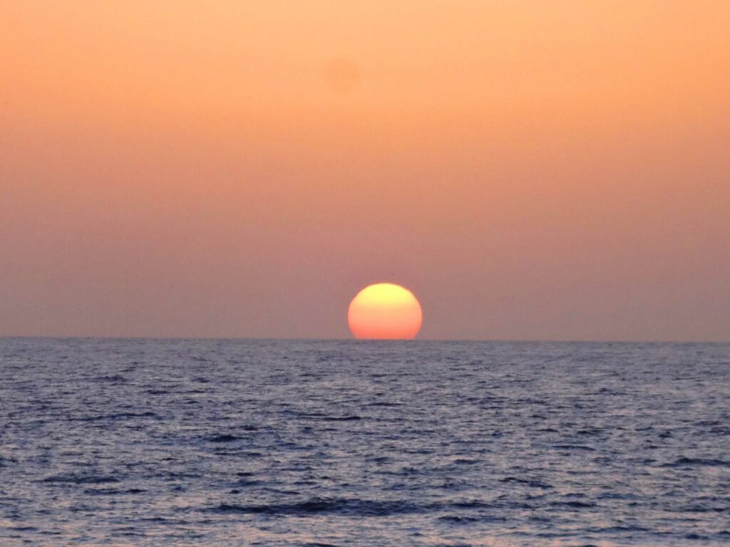 Une semaine à Tenerife Coucher de soleil sur la Costa Adeje