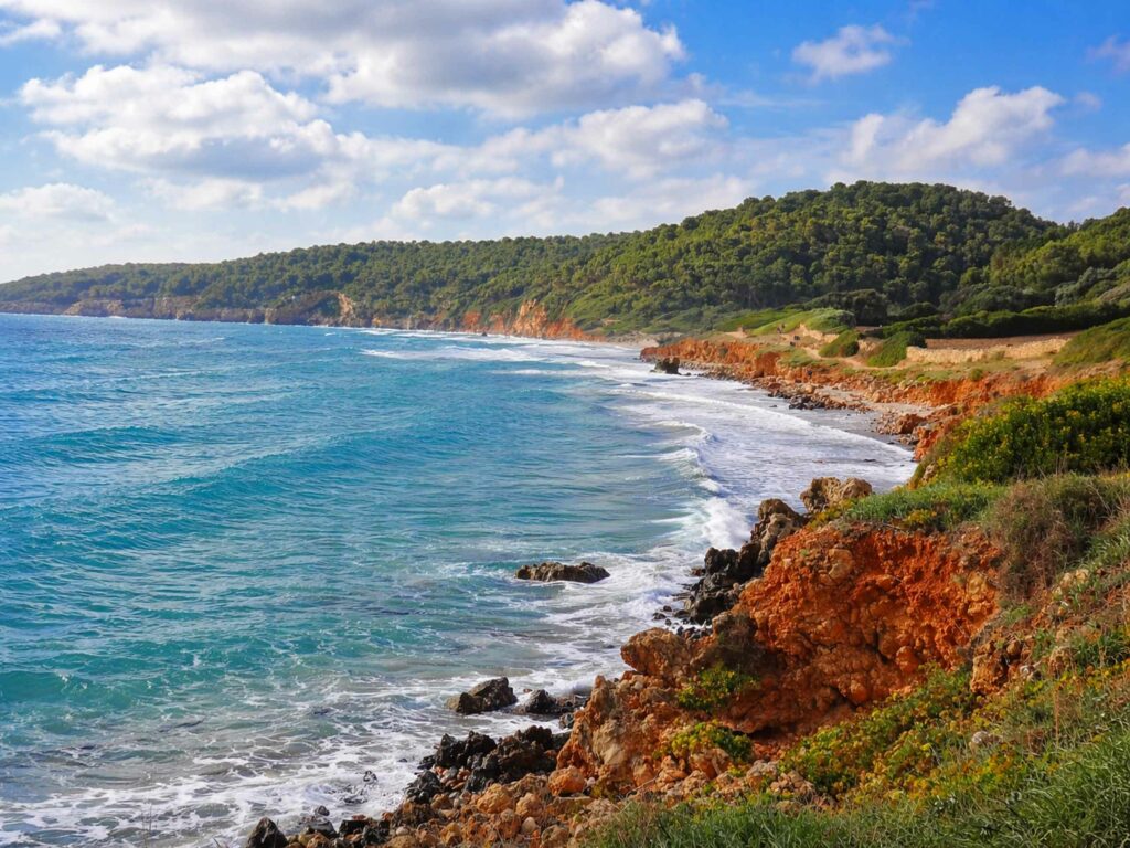 A la découverte de l'île sauvage de Minorque  Plage de Binigaus au sud de Minorque