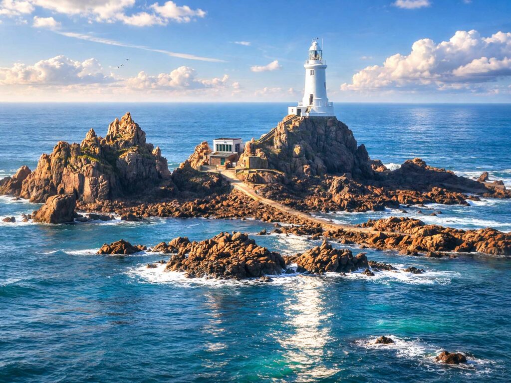 Séjour dans l'ouest Cotentin : Corbière Point sur l'île de Jersey