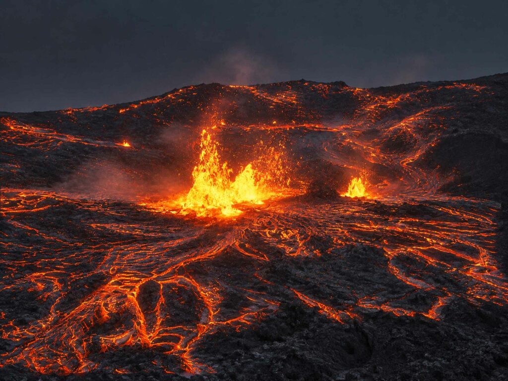 Excursion sur le Nyiragongo : Lac de lave