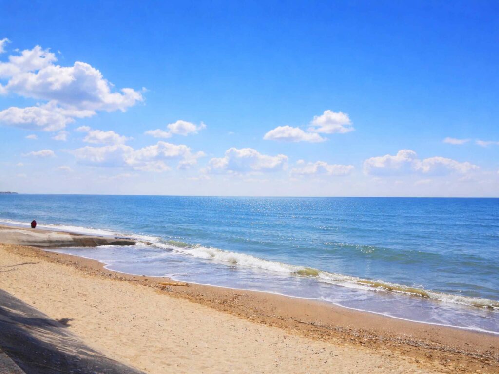 Week-end sur la Côte d'Albâtre : plage de Saint-Valéry-en-Caux