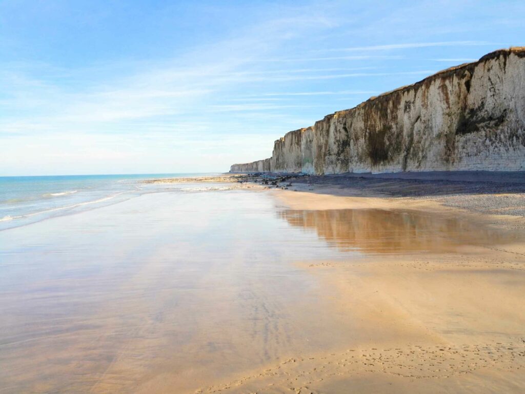 Week-end sur la Côte d'Albâtre : Plage de Veules-les-Roses
