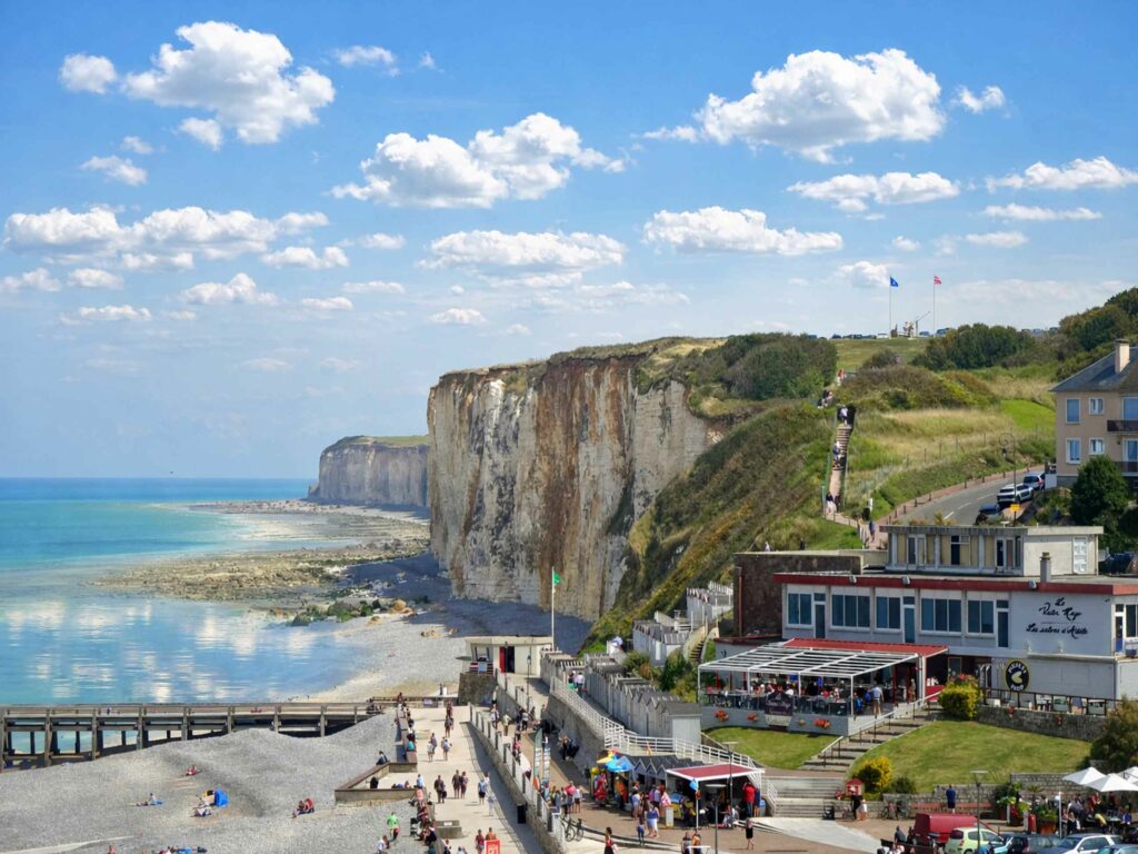 Week-end sur la Côte d'Albâtre : front de mer à Veules-les-Roses