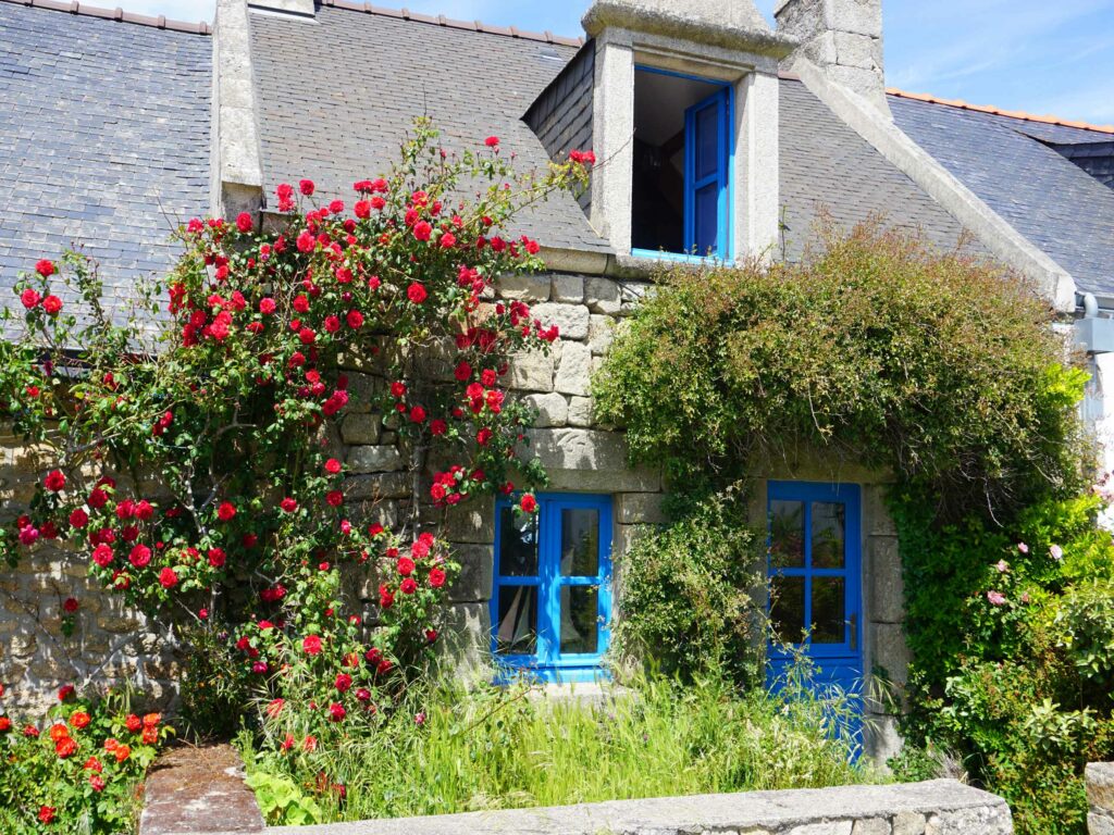 Que voir et faire à Hoëdic : Maison aux volets bleus île d'Hoëdic
