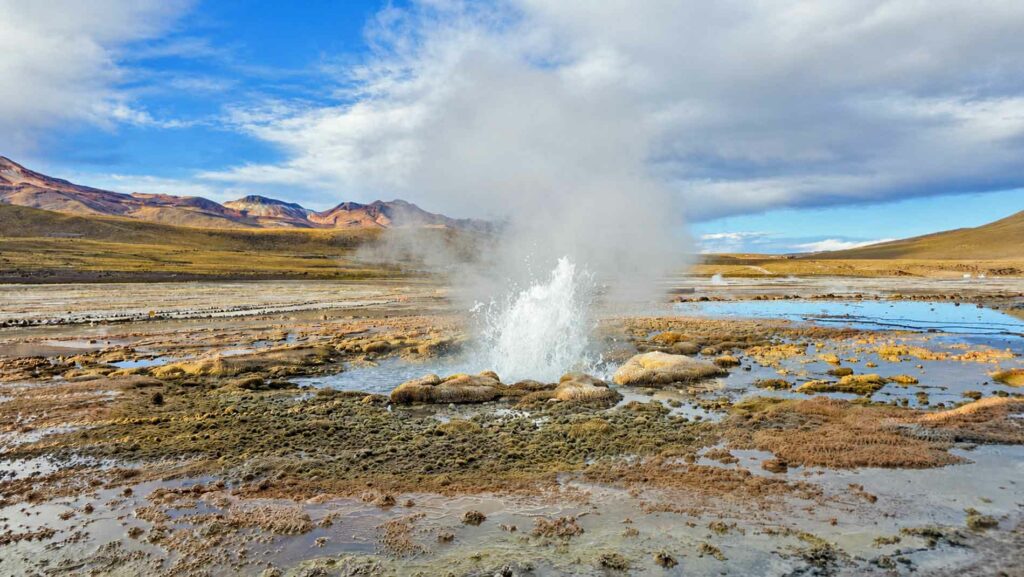 Découverte des geysers El Tatio : Geyser El Tatio