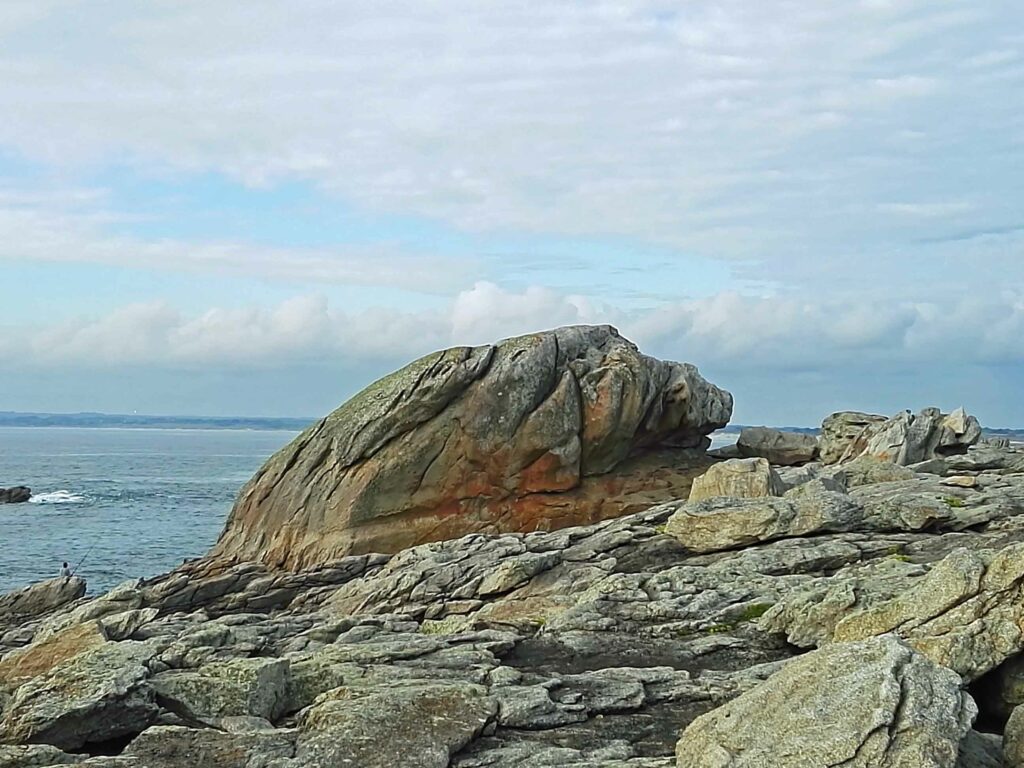 Découvrir le pays bigouden : Les rochers de Saint-Guénolé, la tortue