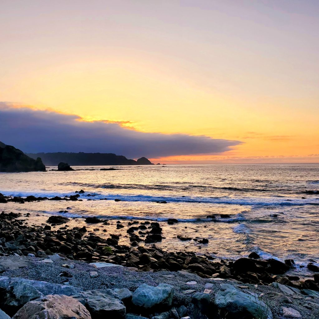 Coucher de soleil depuis le belvédère