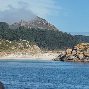 Plage sur l'île de Monteaguo