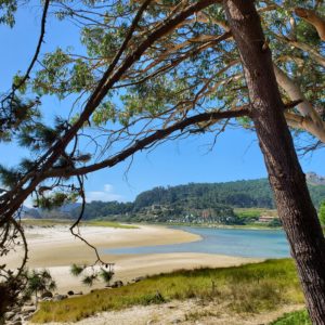 Vue sur la plage de Rodes voyage