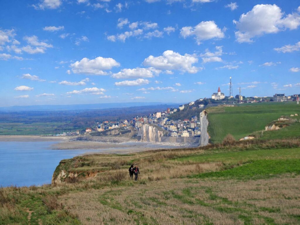Découvrez la Baie de Somme :  sentier du littoral à Mers-les-Bains