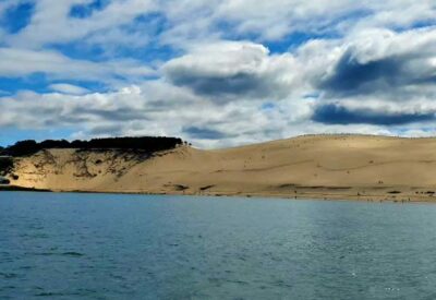 Dune du Pilat vue depuis l'Île aux Oiseaux
